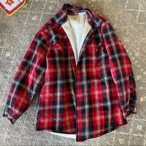 Redhead red flannel men’s jacket